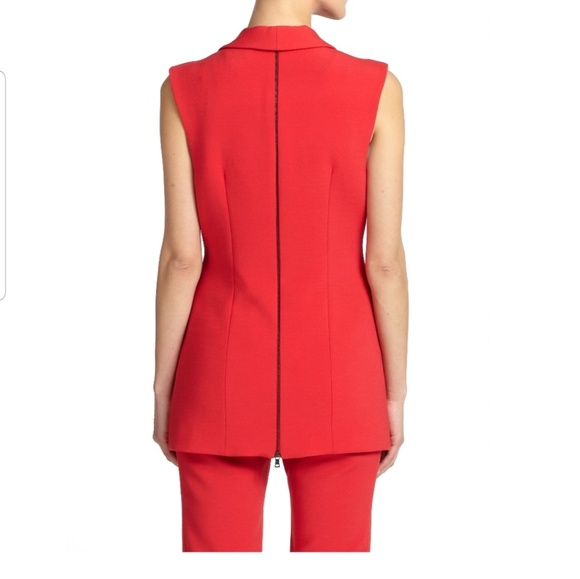 NWT BCBG Red Vest Size XS - Picture 2 of 7